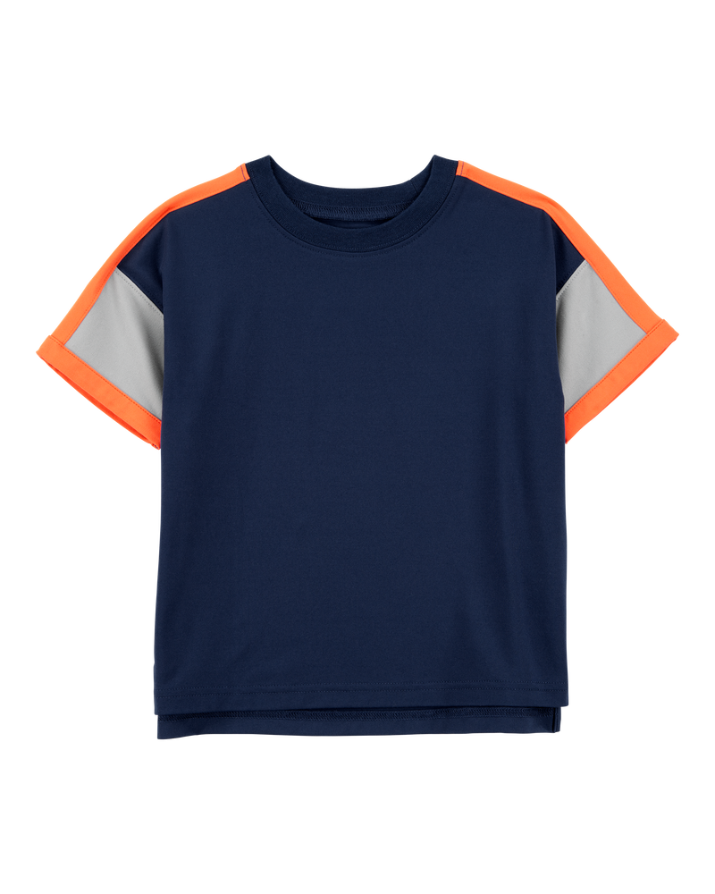 Toddler Active Raglan Tee - Navy, image 1 of 4 slides
