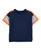 Toddler Active Raglan Tee - Navy, image 1 of 4 slides