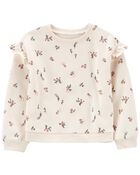 Floral Fleece Pullover, image 1 of 2 slides