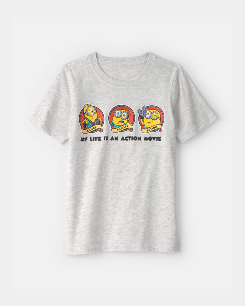 Kids Despicable Me Minions Graphic Tee - Grey, image 1 of 2 slides