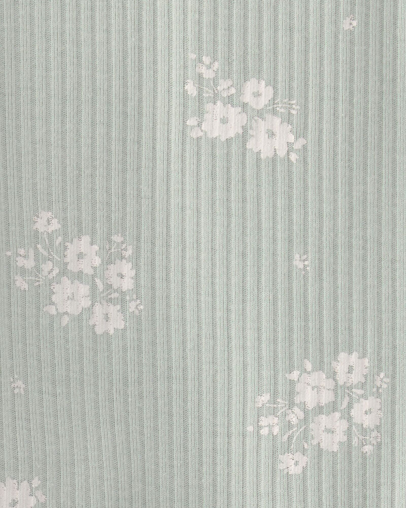 Baby Girl 2-Piece Sleeveless Bodysuit & Short Set - Green, image 2 of 3 slides