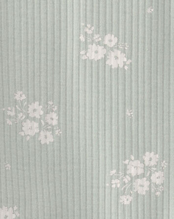 Baby Girl 2-Piece Sleeveless Bodysuit & Short Set - Green, 