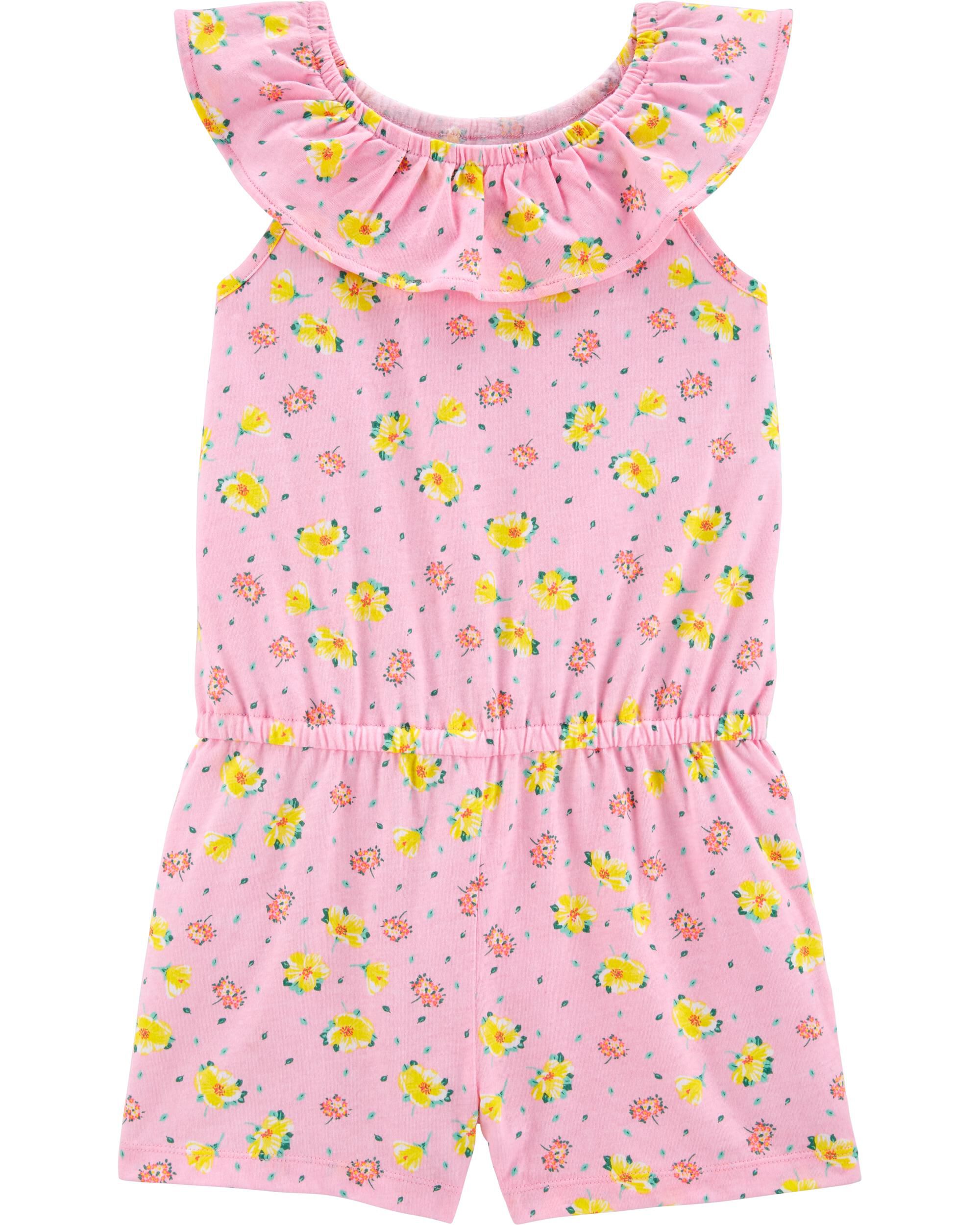 Floral Jersey Romper Carter S Oshkosh Canada