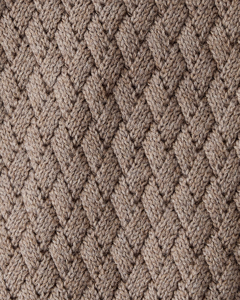 Baby Organic Cotton Sweater Knit Jumpsuit, image 3 of 5 slides