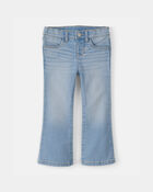 Tout-petit fille - Jeans en denim &agrave; jambe &eacute;vas&eacute; - Bleu clair, image 1 sur 3 diapositives