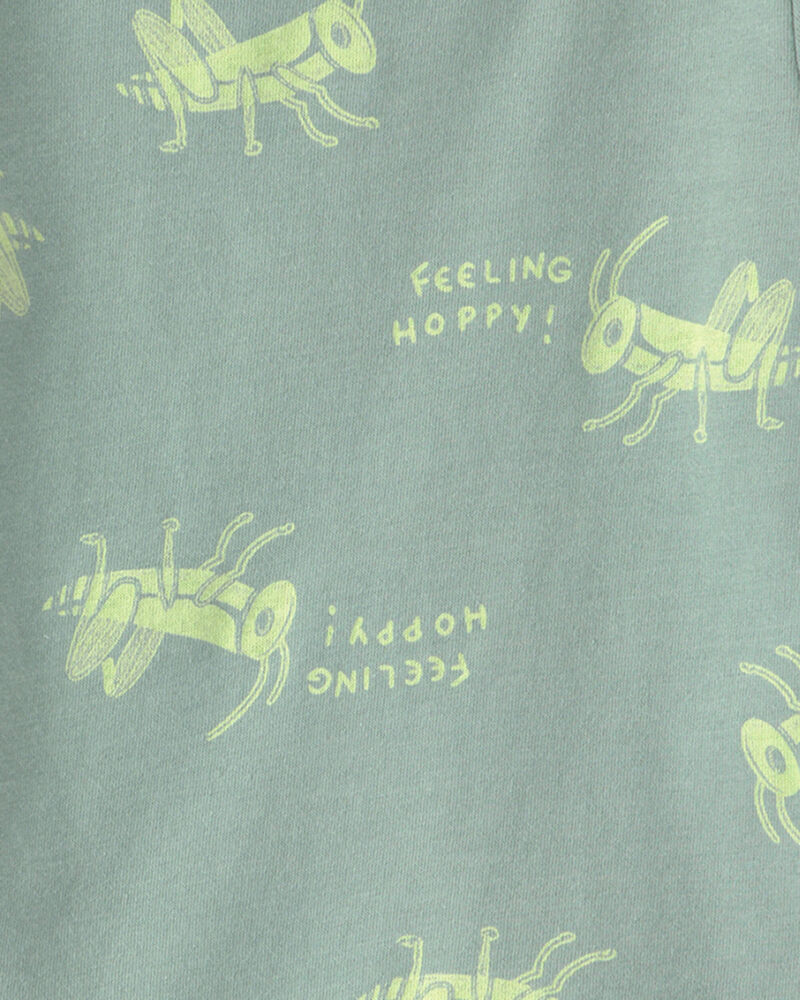 B&eacute;b&eacute; gar&ccedil;on - T-shirt &agrave; motif sauterelle &ndash; Vert, image 2 sur 2 diapositives