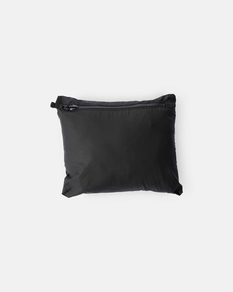 Boys Midweight Packable Puffer - Black, image 3 of 4 slides