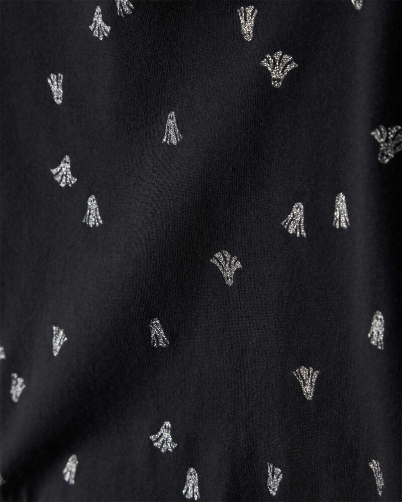 Kid 2-Piece Bow Print Tee & Tank Dress Set, image 6 of 7 slides