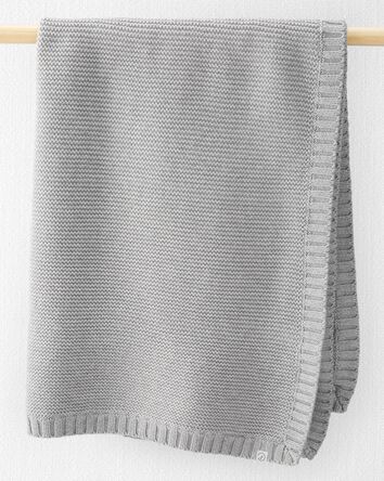 Baby Organic Cotton Signature Stitch Blanket, 