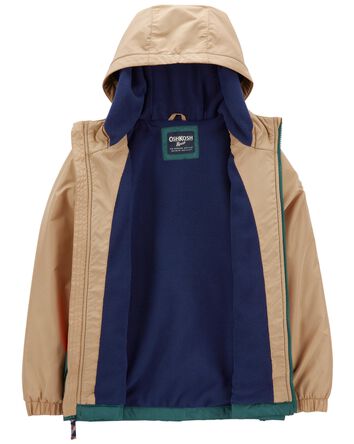 Fleece-Lined Colourblock Jacket, 