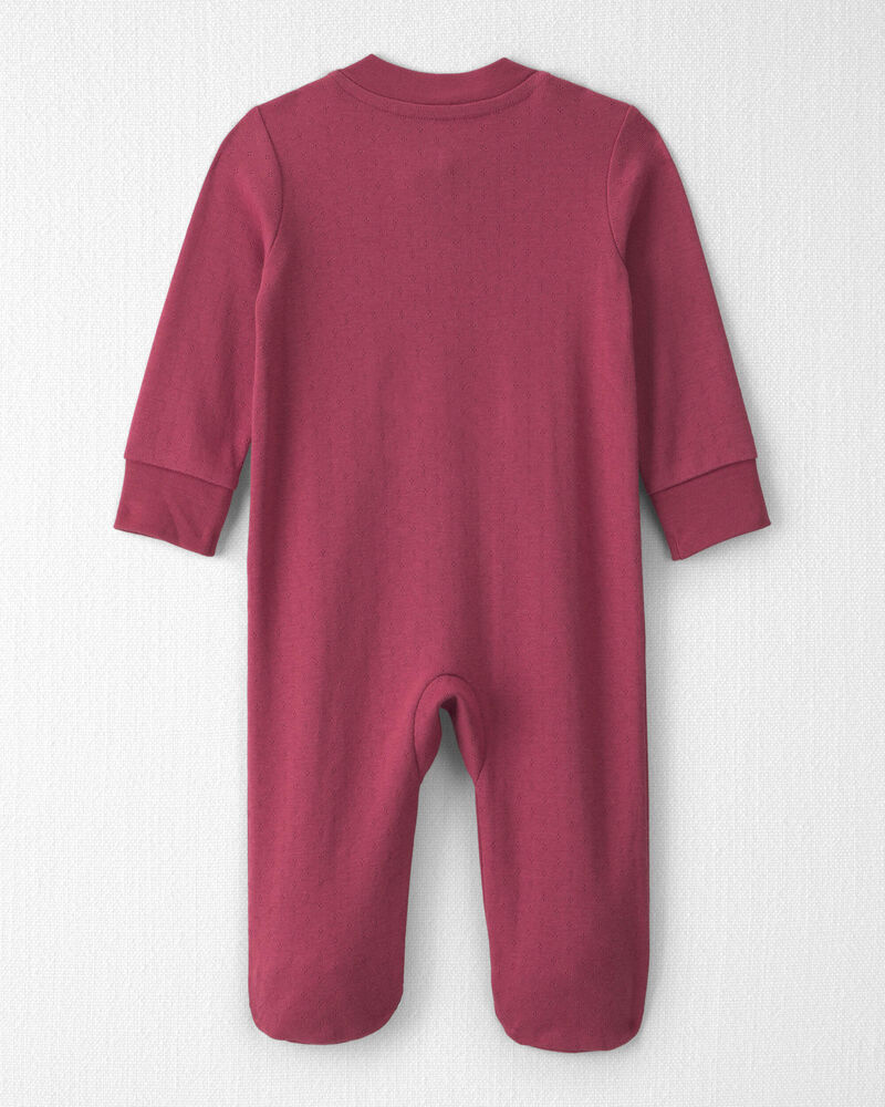 B&eacute;b&eacute; fille - Grenouill&egrave;re &agrave; motif ajour&eacute; en coton biologique, image 2 sur 5 diapositives