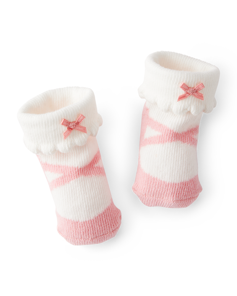 Bébé 2 paires de chaussons à nœud, image 2 sur 3 diapositives
