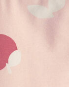 Tout-petit fille - Legging extensible &agrave; motif pomme &ndash; Rose, image 3 sur 3 diapositives