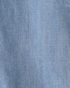B&eacute;b&eacute; - Salopette courte en chambray de coton biologique, image 5 sur 5 diapositives