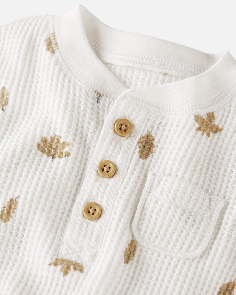 Baby Waffle Knit Set Made with Organic Cotton, image 4 of 5 slides
