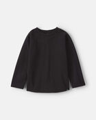 Toddler Boy Kombi Base Layer Fleece Crew Top - Black, image 1 of 2 slides