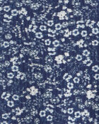 Filles - Haut &agrave; manches longues, floral &ndash; Bleu, image 2 sur 2 diapositives