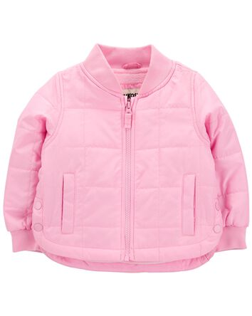 Toddler Fleece-Lined Quilted Midweight Jacket, 
