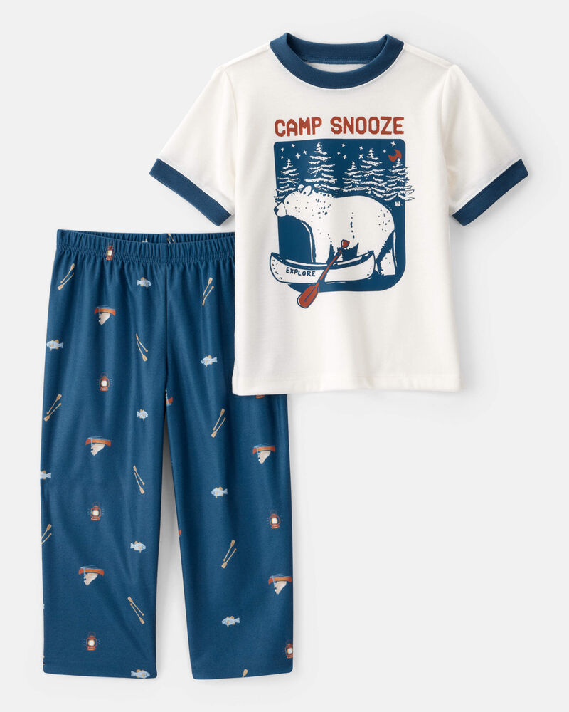Toddler 2-Piece Camp Snooze Loose Fit Pyjamas, image 1 of 4 slides