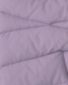 Toddler Girl Bubble Urban Jacket- Lavender, image 3 of 4 slides