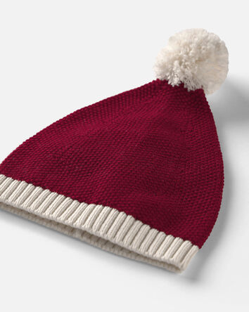 Baby Organic Cotton Santa Hat, 