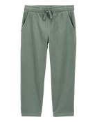 Green Toddler Pull On Microfleece Sweatpants Carter s Oshkosh Canada