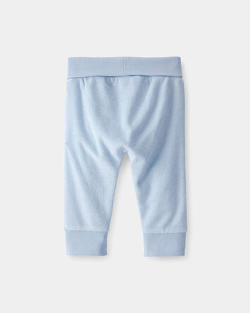 B&eacute;b&eacute; gar&ccedil;on - Pantalon en tissu &eacute;ponge - Bleu, 