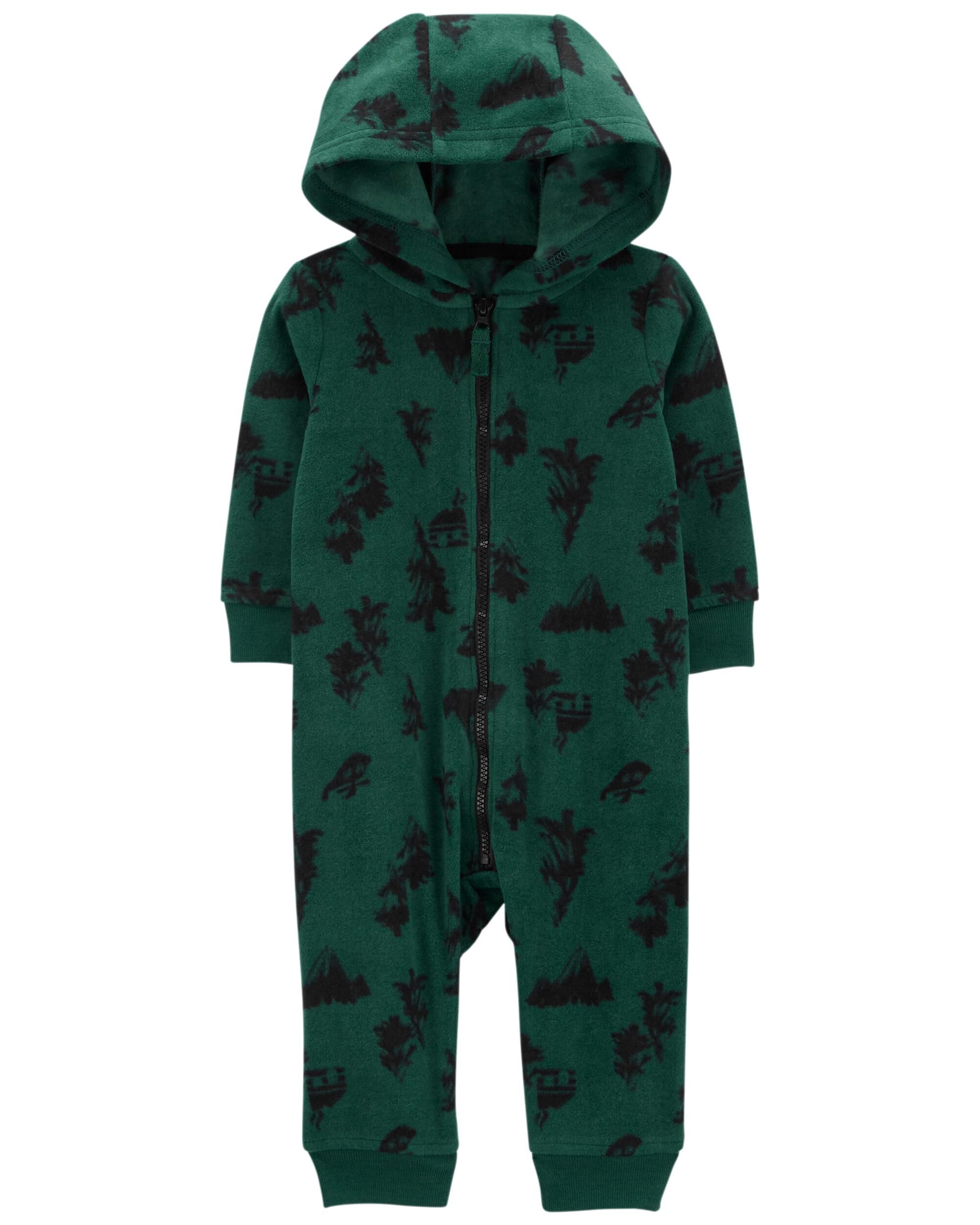Hooded Fleece Jumpsuit