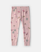 Toddler Girl 2-Piece Woodland PurelySoft&trade; Snug Fit Pyjama Set - Pink, image 2 of 6 slides