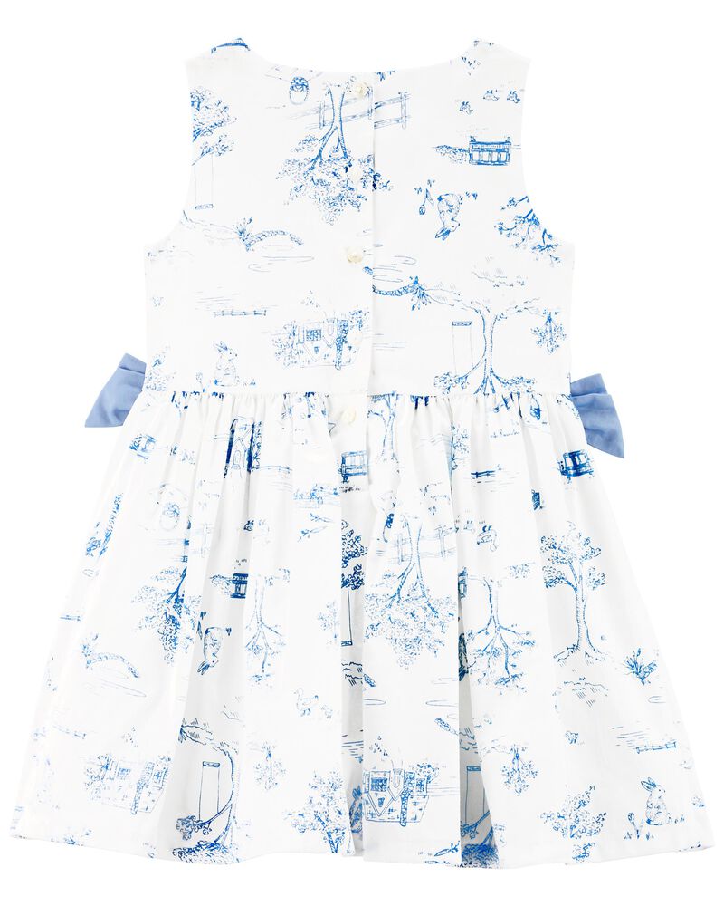 Easter Bunny Sateen Dress, image 2 of 4 slides