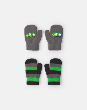 Gar&ccedil;ons - Emballage 2 paires de mini mitaines Kombi - Recyclage, 