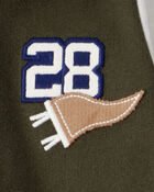 Baby Varsity Hooded Jumpsuit, image 3 of 4 slides