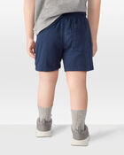Toddler Pull-On Twill Shorts - Navy, image 3 of 6 slides