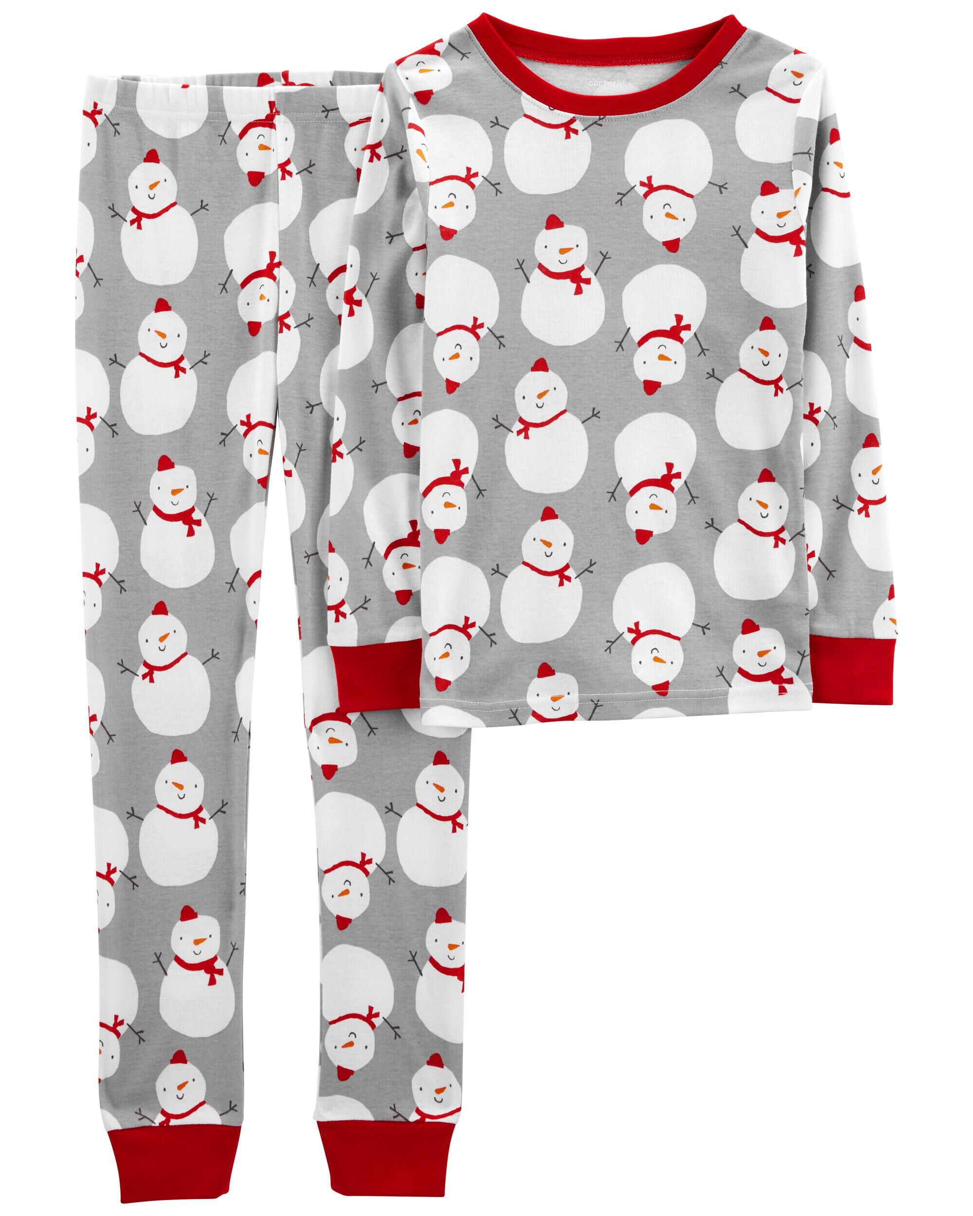 Carters snowman pajamas outlet