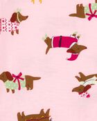 Baby 2-Piece Christmas Dog PurelySoft Pyjamas, image 2 of 4 slides