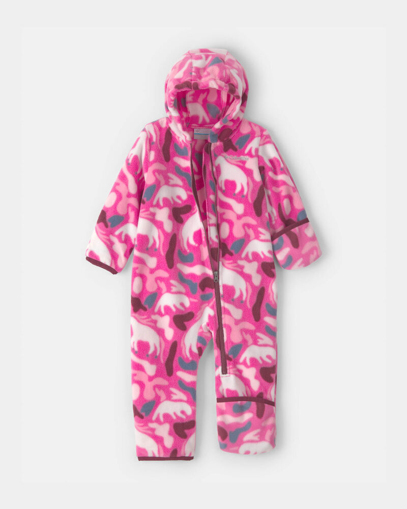 Baby Girl Columbia&trade; 1-Piece Fleece Bunting - Pink, image 2 of 3 slides