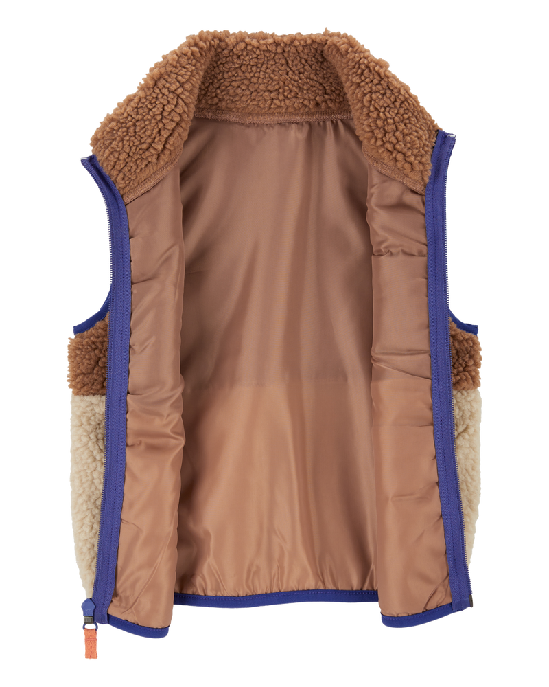 Baby Zip-Up Sherpa Vest, image 2 of 4 slides