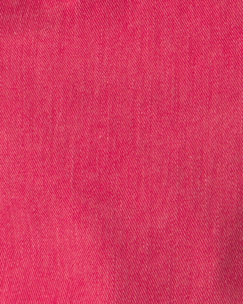 Tout-petit gar&ccedil;on - Short en serg&eacute; extensible - Rouge, image 3 sur 3 diapositives