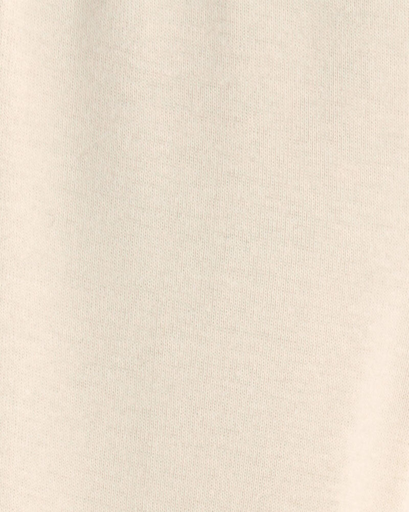 Baby 2-Pack Footed Pull-On Pants - Grey/Ivory, image 3 of 5 slides