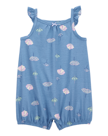 Baby Umbrella Cotton Romper, 