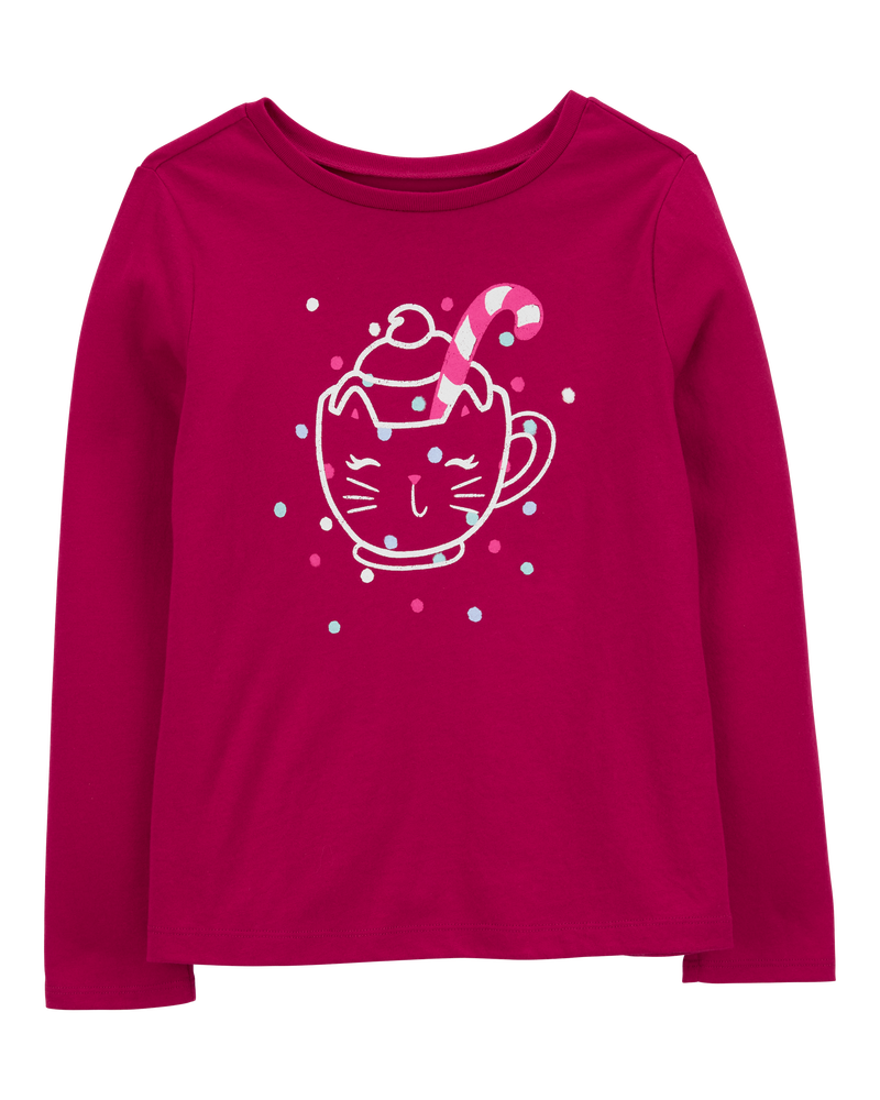 Kid Hot Chocolate Long-Sleeve Graphic Tee, image 1 of 3 slides