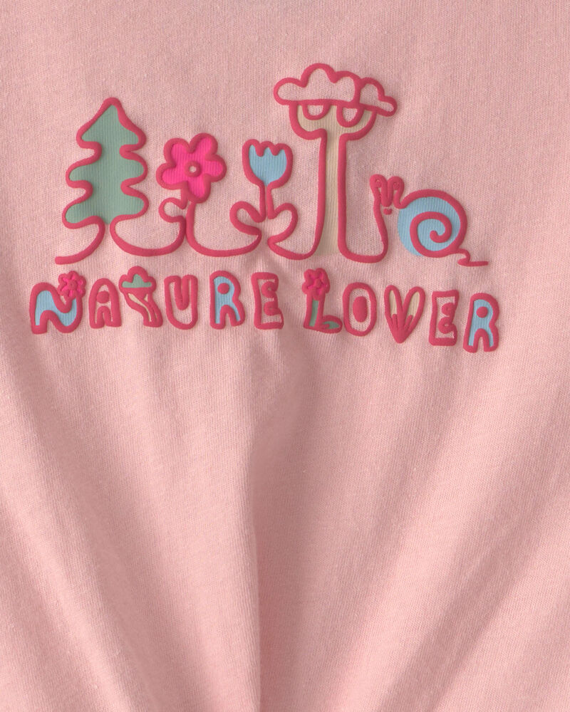 B&eacute;b&eacute; fille - Haut manches longues &laquo;Nature Lover&raquo; - Rose, image 2 sur 2 diapositives