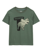 Toddler Dinosaur Short-Sleeve Graphic Tee - Green, image 1 of 3 slides