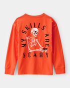 Kid Halloween Video Game Long-Sleeve Graphic Tee, image 2 of 5 slides