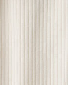 Baby Girl 3-Piece Bear Print Sleeveless Jacket, Bodysuit & Pant Set - White, image 2 of 5 slides