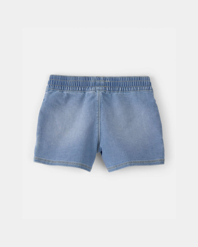 Filles - Short &agrave; enfiler en denim - D&eacute;lav&eacute; moyen, image 2 sur 3 diapositives