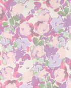 Baby Girl Unicorn Floral 100% Cotton Snug Fit 4-Piece Pyjama Set - Pink/Purple, image 2 of 4 slides