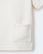Toddler Boy Short-Sleeve Pocket Henley Tee - Cream, image 7 of 7 slides