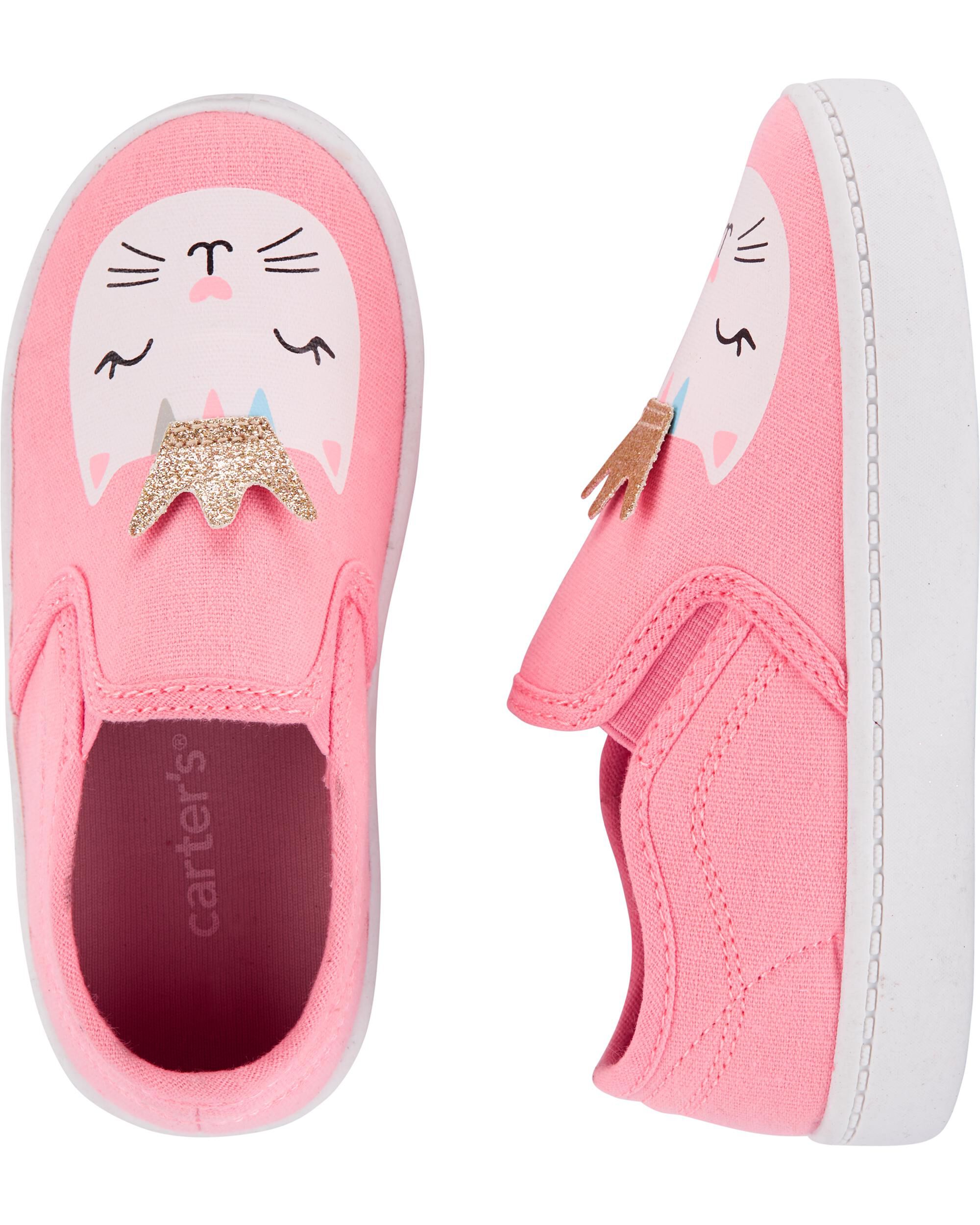 carter's glitter casual sneakers