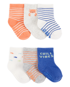 Baby Boy 6-Pack Crab Booties, image 1 of 8 slides